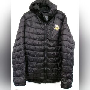 Men's Minnesota Vikings Performance Zippered Puffer size Large